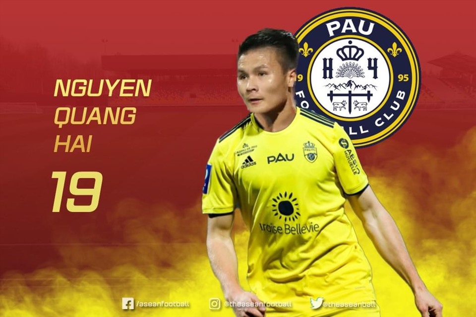 Quang hải gia nhập Pau FC thi đấu tại Ligue hai