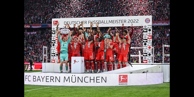Bayern Munich là đội dẫn đầu BXH các đội vô địch bóng đá Đức với 31 lần vô địch