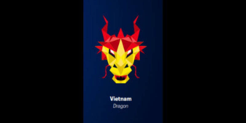 Biểu tượng linh vật Rồng vàng của đội tuyển Việt Nam tại AFF Cup 2021